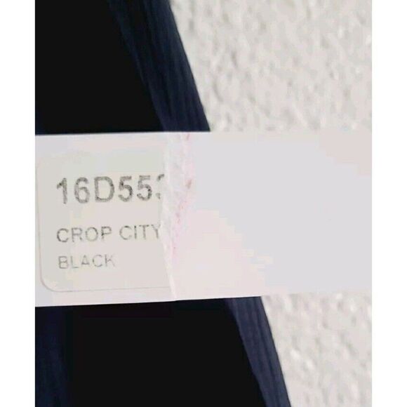 Babette Crop City Pleated Urban Pants Size P Black High-Rise Small - Picture 7 of 9